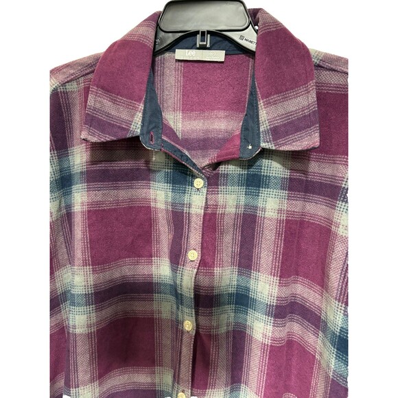 Riders by Lee Women’s Multi Plaid Button Up Shirt Jacket cowgirl, cowboy XXL - Picture 2 of 5